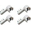 gloca Set of 4 Adattatori A Sbalzo Salvaspazio 10/16A Con