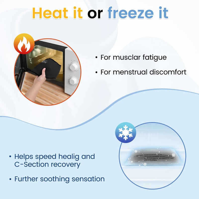 Relief Expert C-Section Hot & Cold Therapy Belly Binder –