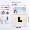 HIGH FIT Leather Pocket Cosmetic Bag for Purse,Initial Makeup Bag