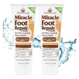 Miracle Foot Repair Cream | 60% Pure Aloe Vera Gel | Fast Re