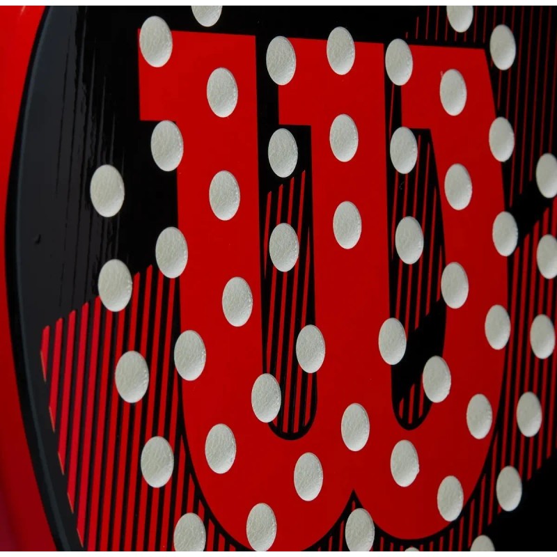 Pala Raqueta Padel Pro Staff Elite Wilson Negro/rojo
