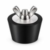 4 Pack 45mm Rubber Pool Winterizing Expansion Plugs with Stainless