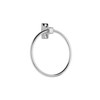 Croydex Sutton Wall Mounted Towel Ring with Zinc Alloy Construction,
