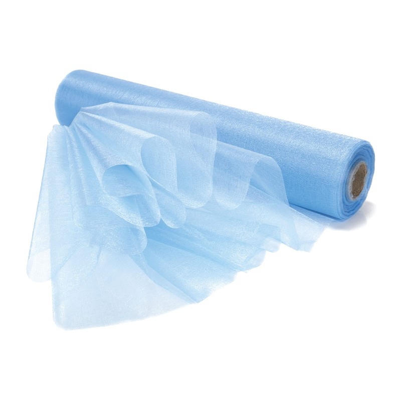 Trimming Shop Organza Roll Snow Sheer Glitter Fabric Elegant Decorative