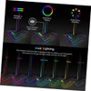 KOMBIUDA RGB Headphone Stand with USB Hub Multi-Function Gaming Headset