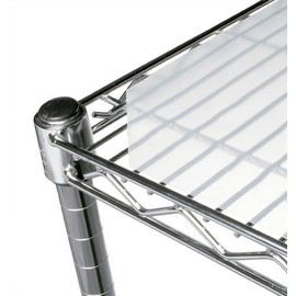 Shelving Inc. 18"d x 42"w Translucent Wire Shelf Liners, 4 Count
