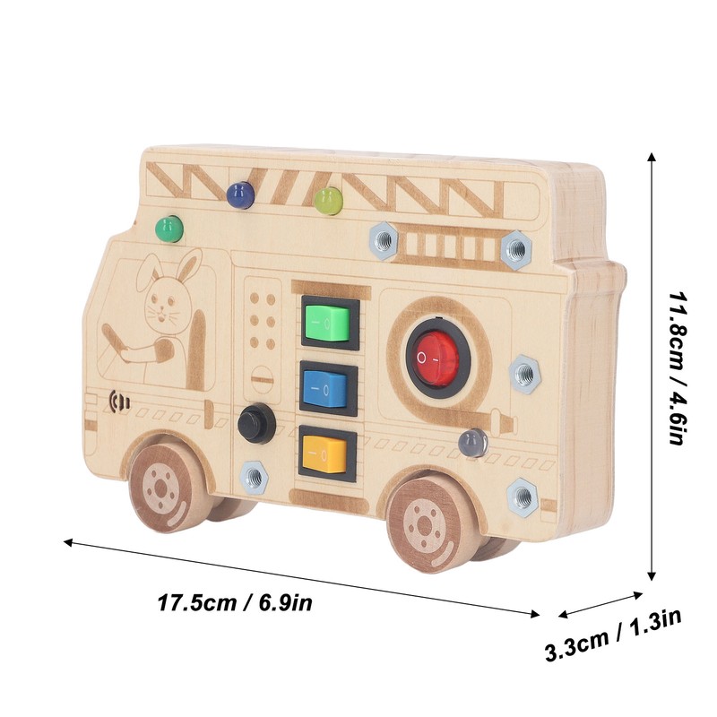 Light Up Switch Sensory Toy Simulation Learning Traffic Rules Exercise