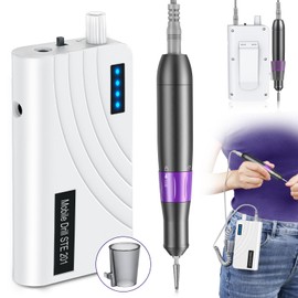 YBLNTEK Nail Drill Machine, 35000RPM Electric Nail Files for Acrylic Gel Nails, Professional Nail Drill Set for Manicure Pedicure