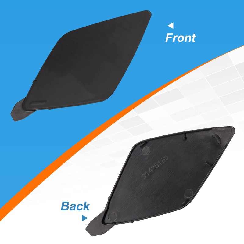 Front Bumper Tow Hook Cover Towing Eye Cap Fit for