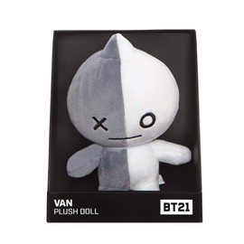 Aurora 61331 Van BTS Soft Toy Grey and White