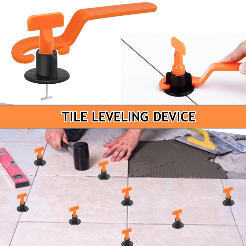 Wkmamo Pack of 402 Tile Levelers, Reusable Tile Leveler, Tile