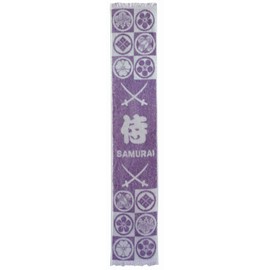 Seikan ECO de Cool Scarf, Made in Japan, Cool, Scarf Towel with Cooling Bag, Cool Towel, 6.3 x 35.4 inches (16 x 90 cm), Samurai, Japanese Style HCSU-100