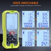 BILIPALA Laser Measure, 100M/328ft Laser Distance Meter with Backlit LCD,
