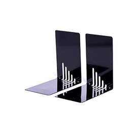 Maul 85 x 140 x 140 mm Narrow Metal Book Ends - Black