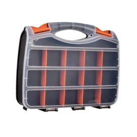 Generic Tool Organizer Box Hardware Storage Container with Removable Dividers Portable Case Fly Fishing Box for Electronic Components