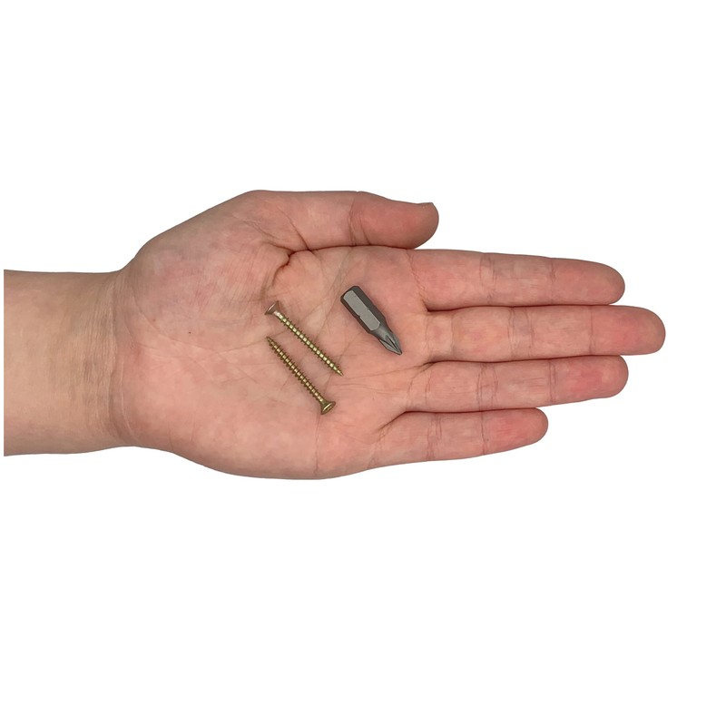 Pack of 100 Yellow Galvanised Steel 3.0 x 30 mm