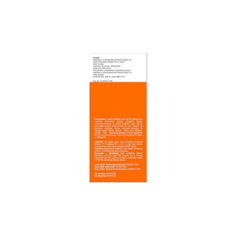 Kit Glucómetro Accu Check Instant + Dispositivo de Punción Softclix