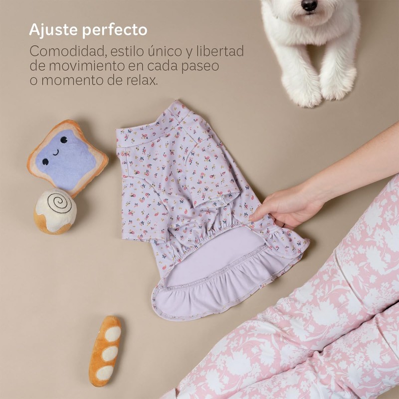 ESQUIMAL Playera Camiseta con Olán para Perro Ropa Térmica Mascota