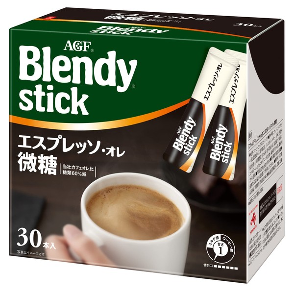 Blendy Stick Cafe Au Lait Low Sugar 0.35oz X 30pcs