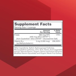 Protocol Methyl B12 5,000mcg - Vitamin B12 for Homocysteine Metabolism* - Supports Brain Health & Healthy Nervous System* - Kosher, Halal & Vegan - 60 Lozenges