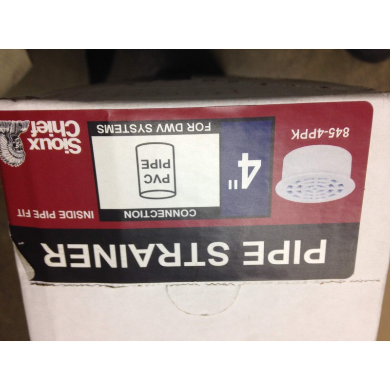 Sioux Chief 4 in. Dia. PVC Inside Pipe Drain