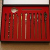 11-Piece Premium Metal Wizard Wand Set – Collector’s Edition |