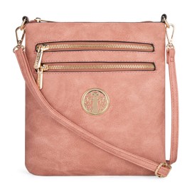 Montana West Crossbody Bag with Wide Guitar Strap Small Cross Body Bag Purses Shoulder Handbag for Women MWC-042PK