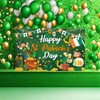 Comelodiant Happy St.Patrick's Day Decorations Backdrop Saint Patricks Day Banner