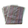 Imabari Residual Thread Colorful Striped Face Towels, Set of 5,