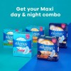 Always Maxi Pads Size 4 Overnight Absorbency Unscented without Wings,