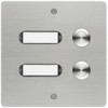 GROTHE 55502 Bell Push Button with Name Plate Stainless Steel