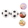 ORFOFE Cute Bubble Making Bath Salt 2pcs Football Shape Bathing