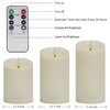Real Wax Battery Operated Candles with Remote, Flickering Flameless Candles