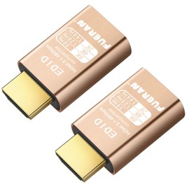 FUERAN 8K 30Hz HDMI Dummy Plug 4K EDID Emulator Virtual Monitor, Headless Display Adapter,Supports up to 4k@120Hz,1440/1080@144Hz hdmi Fake emulators(8K-30Hz-2Pack)