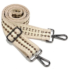 LoZoDo Purse Strap Gunmetal Hardware Crossbody Straps for Purses Wide Shoulder Strap Adjustable Replacementor Shoulder Bags, Canvas Tote Handbags…