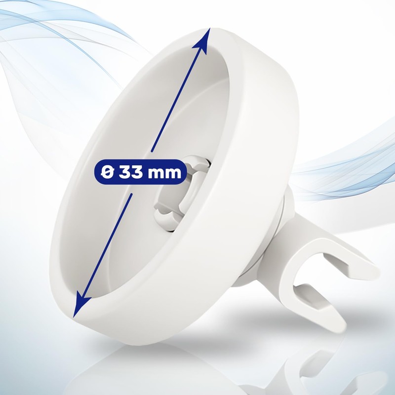 Pack of 8 Wheels Diameter 33 mm for Dishwasher Basket