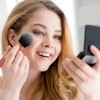 SSKHE 2 Pcs Travel-Size Make Up Set,Mini Foundation & Blush