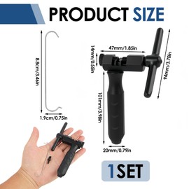 Riybyds Kettennieter Fahrrad Werkzeug für 5 bis 12 Fach und Singlespeed Ketten, Professionelles Fahrradketten Nietwerkzeug, Kettentrenner Fahrrad, Einfache Handhabung ﻿