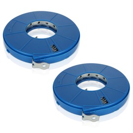 Oungy 2 PCS Pipe Strap 30 FT Metal Strapping with Holes Perforated Metal Hanger Straps Galvanized Pipe Supports, 7mm-2/3 Inches Width, Metal Straps for Pipe Fixing