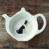Sweet William Teabag Dish, Teapot Shape, Border Collie