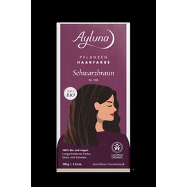 Ayluna Plant Hair Colour Black Brown (2 x 100 g)