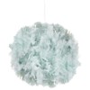 Eye-Catching and Modern Real Natural Duck Egg Blue Feather Decorated