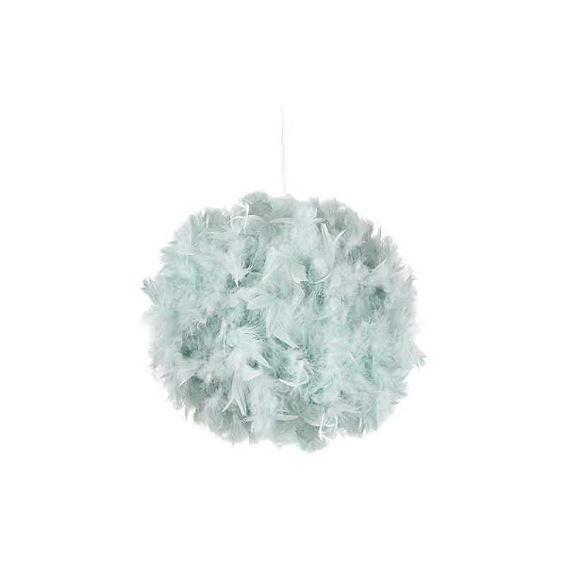 Eye-Catching and Modern Real Natural Duck Egg Blue Feather Decorated