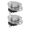 2PCS Snap Disc Temperature Switch Bimetal Engineering Plastic 25A Thermostat