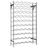 Oenophilia Alexander Wine Rack - 60 Bottle, Sturdy Metal Construction,