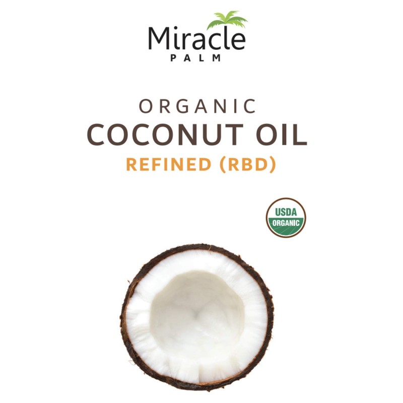 Organic Refined Coconut Oil (RBD) | Gallon Pail | by