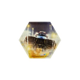 ergobag Glow in the Dark Klettie Motif World Theme World Velcro Surfaces Collecting Fun Customisation, Monster Truck - Colourful