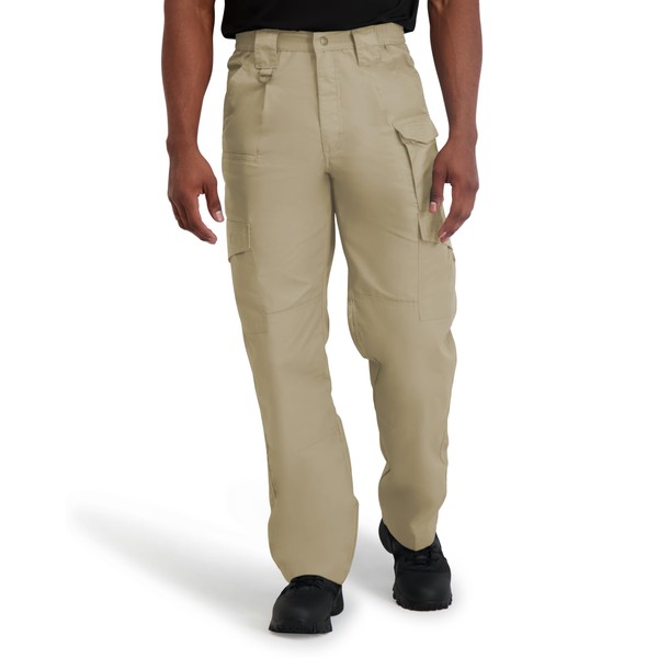 PROPPER Men's Lightweight Tactical Cargo Pants, Khaki, 44 x 30
