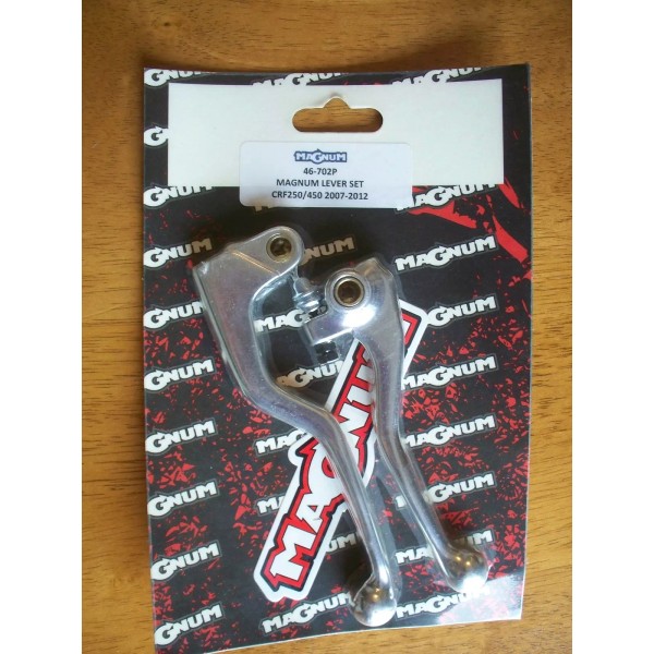 Magnum Brake & Clutch Lever, 46-702P, Honda, CRF250/450, 2007-2012, NIP