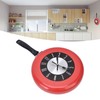 Frying Pan Wall Clock Aluminum Kitchen Pot Decorative Hanging Clocks
